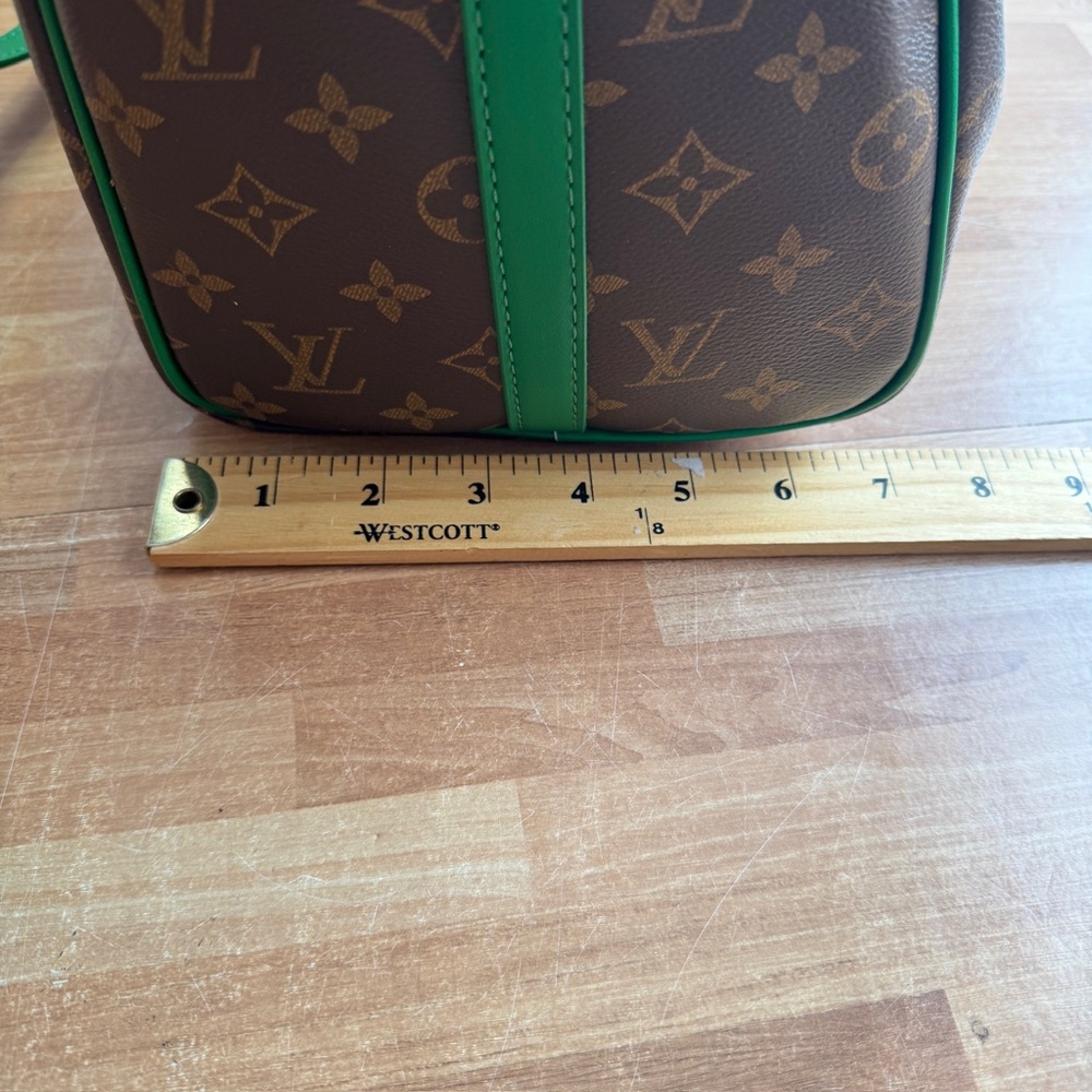 Brown and green bag - Picture 12 of 13